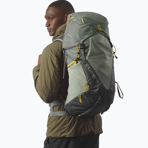 Pánsky turistický plecniak Salomon Aerotrek 40 l M-L sedona sage/seagrass/nine iron