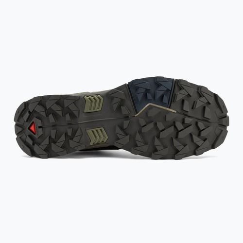Pánske trekové topánky Salomon X Ultra 5 MID GTX peat / gray green / blue nights