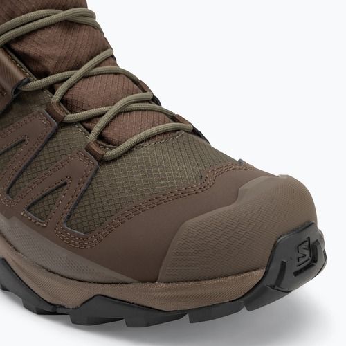 Pánske trekové topánky Salomon X Ultra Tracker GTX green/earth brown/sharkskin
