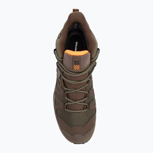 Pánske trekové topánky Salomon X Ultra Tracker GTX green/earth brown/sharkskin
