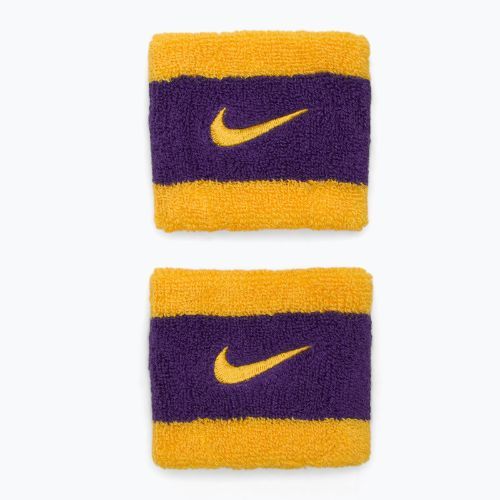 Náramky Nike Swoosh univerzitná zlatá/kurtová fialová/univerzitná zlatá