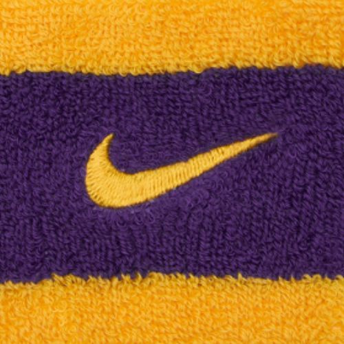 Náramky Nike Swoosh univerzitná zlatá/kurtová fialová/univerzitná zlatá