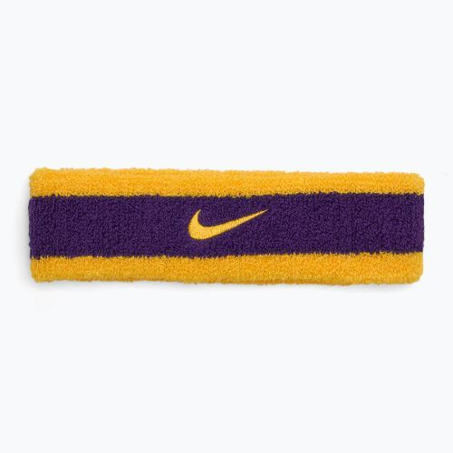 Čelenka Nike Swoosh univerzitná zlatá/kurtová fialová/univerzitná zlatá
