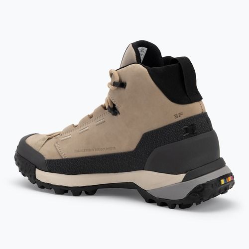 Dámske trekové topánky Salewa Puez Leather Mid Ptx quicksand/onyx