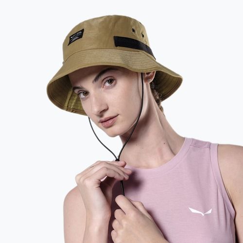 Klobúk Salewa Puez Hemp Brimmed golden brown