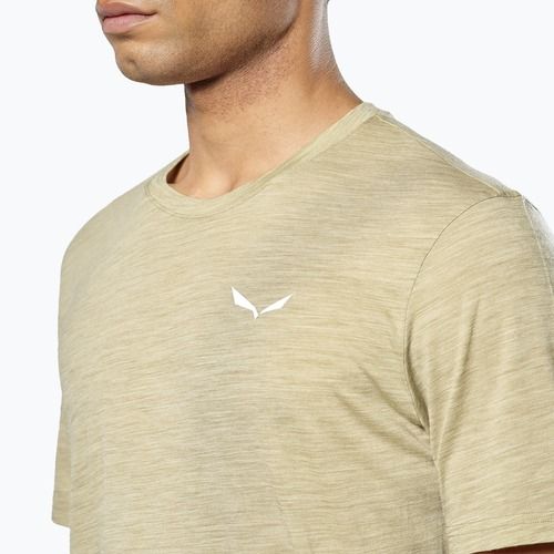 Pánske trekové tričko Salewa Eagle Minilogo AM quicksand