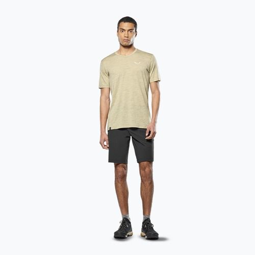 Pánske trekové tričko Salewa Eagle Minilogo AM quicksand
