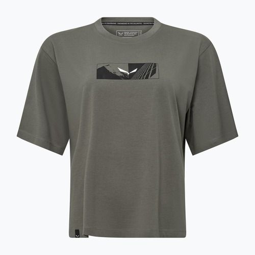 Dámske tričko Salewa Eagle Hybrid Loose faded green