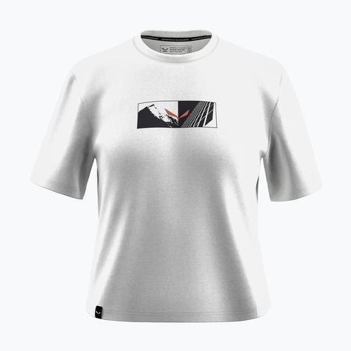 Dámske tričko Salewa Eagle Hybrid Loose optical white