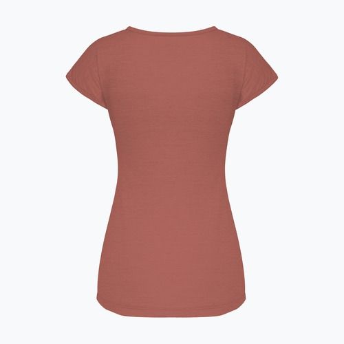 Dámske trekingové tričko Salewa Puez Melange Dry etruscan red melange
