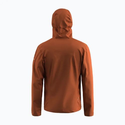 Salewa pánska bunda do dažďa Puez Aqua 4 PTX 2.5L bombay brown/0910