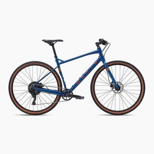Štrkový bicykel Marin DSX 700C lesklá modrá/oranžová