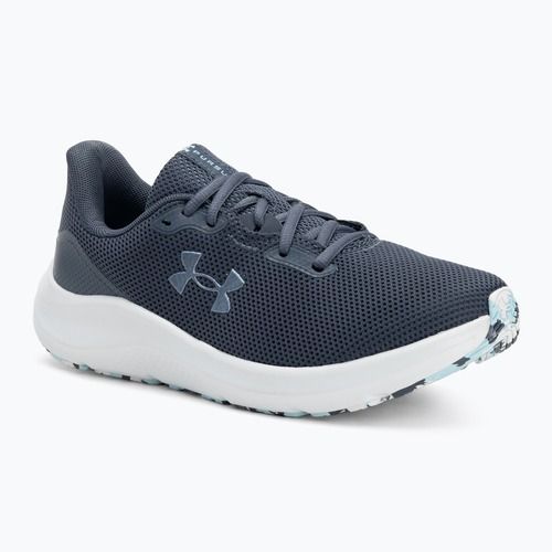 Dámske bežecké topánky Under Armour Charged Pursuit 4 downpour grey/downpour grey/metallic gravel