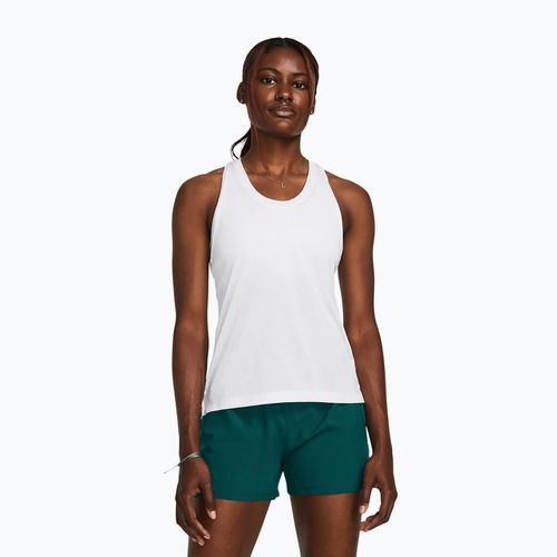 Dámske bežecké tielko tank top Under Armour Launch Singlet white/reflective