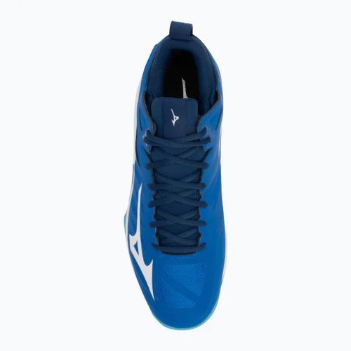 Dámske volejbalové topánky Mizuno Wave Dimension Mid mugen blue/white/estate blue