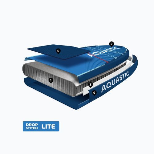 SUP doska AQUASTIC Perth Pro 11'2" allround navy blue