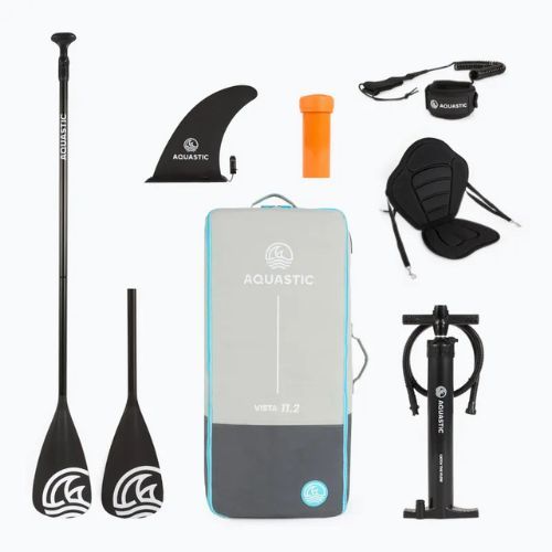 SUP doska AQUASTIC Vista 11'2" zelená
