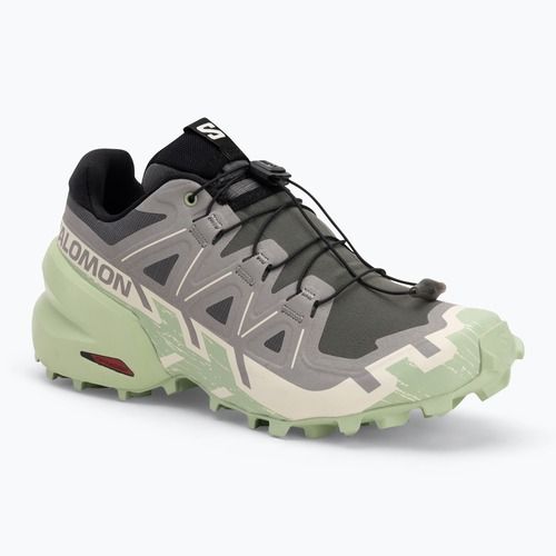 Dámske bežecké topánky Salomon Speedcross 6 castlerock/vanilla ice/smoke green