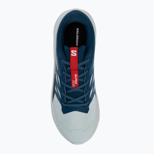 Pánske bežecké topánky Salomon Alphaglide ballad blue/dark blue/fiery red