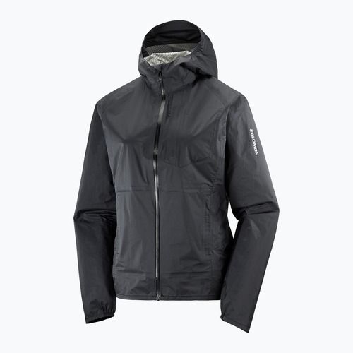 Dámska bežecká bunda Salomon Bonatti Waterproof deep black