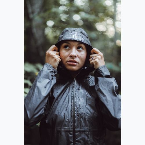 Dámska bežecká bunda Salomon Bonatti Waterproof deep black