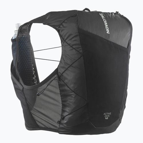 Bežecká vesta Salomon Active Skin 12 Set black/metal