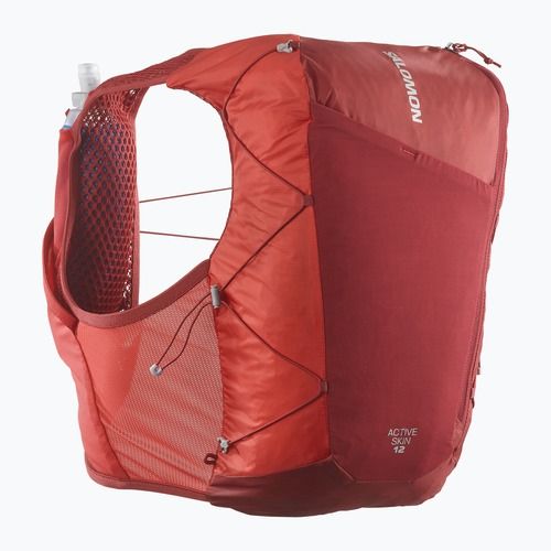 Bežecká vesta Salomon Active Skin 12 Set red dahlia/high risk red
