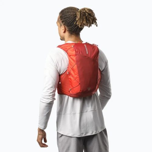 Bežecká vesta Salomon Active Skin 12 Set red dahlia/high risk red