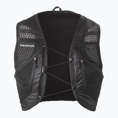 Bežecká vesta Salomon Active Skin 12 No Flasks black/metal