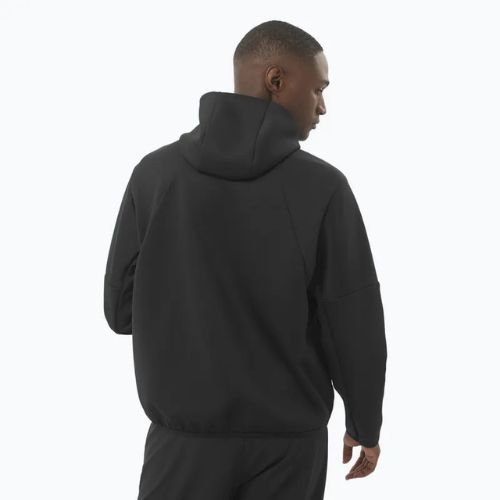 Pánska mikina Salomon SHAKEout Half Zip s kapucňou deep black