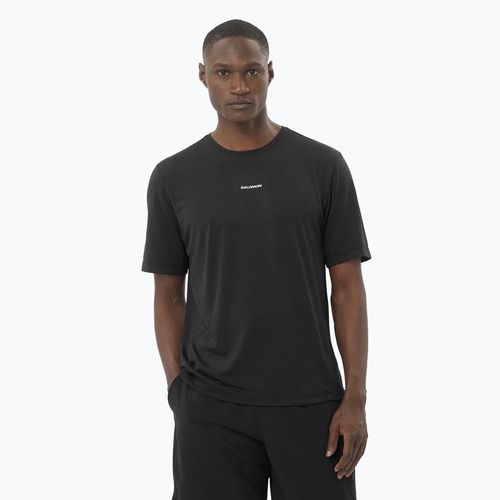 Pánske bežecké tričko Salomon SHAKEout Core deep black