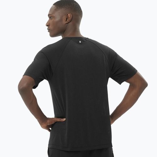 Pánske bežecké tričko Salomon SHAKEout Core deep black