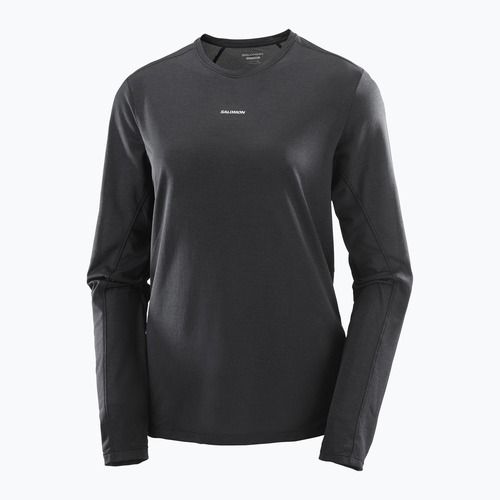 Dámske bežecké tričko s dlhým rukávom Salomon SHAKEout Core deep black
