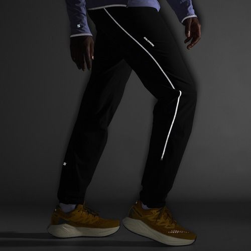 Pánske bežecké nohavice Salomon Sense Aero Stow deep black