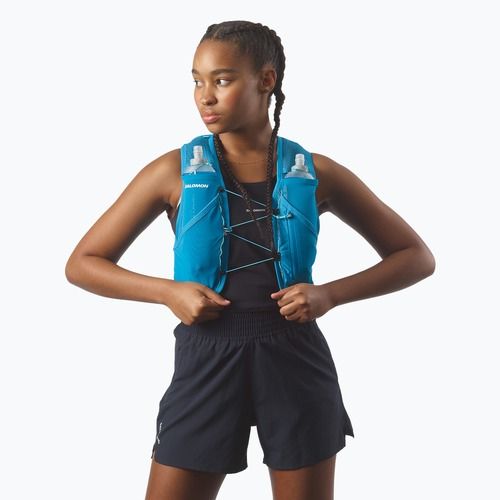 Bežecká vesta Salomon Active Skin 8 Set blue danube/blue curacao