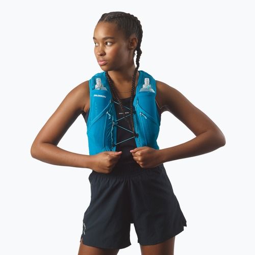 Bežecká vesta Salomon Active Skin 12 Set blue danube/blue curacao