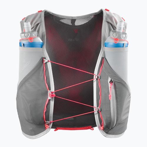 Bežecká vesta Salomon ADV SKIN 5 Set castelrock/alloy/neon flame