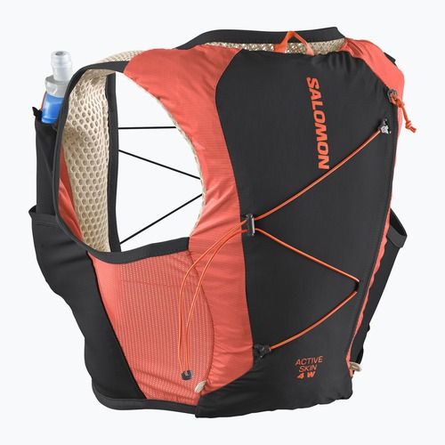 Dámska bežecká vesta Salomon Active Skin 4 Set emerglow/black