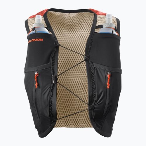 Dámska bežecká vesta Salomon Active Skin 12 Set emerglow/black
