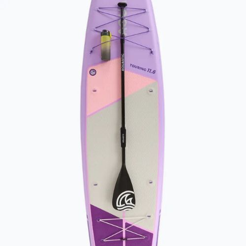 Súprava doska SUP nafukovacia AQUASTIC Touring 11'6" purple