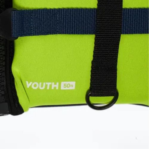 AQUASTIC Youth 50N zelená detská bezpečnostná vesta