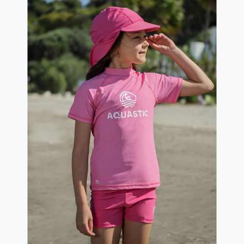 Detská plavecká súprava AQUASTIC UV 50+ UPF Marimo JRG pink