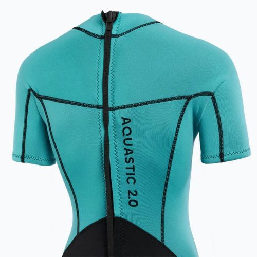 Dámsky plavecký neoprénový oblek AQUASTIC Wavey WMNS 2 mm black/mint