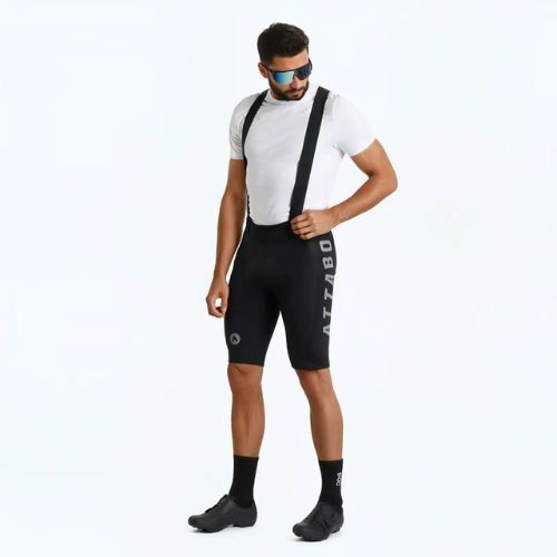 Pánske cyklistické šortky ATTABO Kirun Bib Shorts black