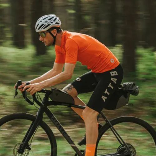 Pánske cyklistické šortky ATTABO Kirun Bib Shorts black
