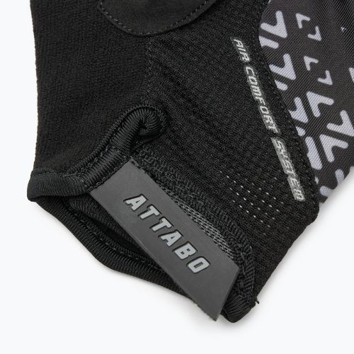Detské cyklistické rukavice ATTABO Vito JRB gel shock proof black