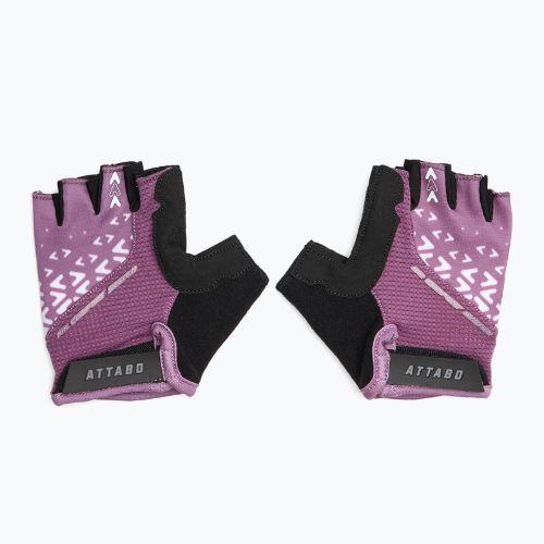 Detské cyklistické rukavice ATTABO Vito JRG gel shock proof pink/black