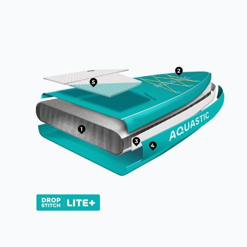 Paddleboard AQUASTIC Touring 12'6" green