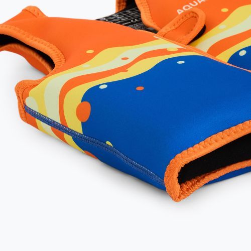 AQUASTIC Junior oranžová/modrá vesta