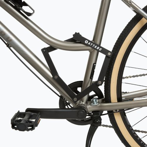 ATTABO F.68 skladací zámok na bicykel čierny